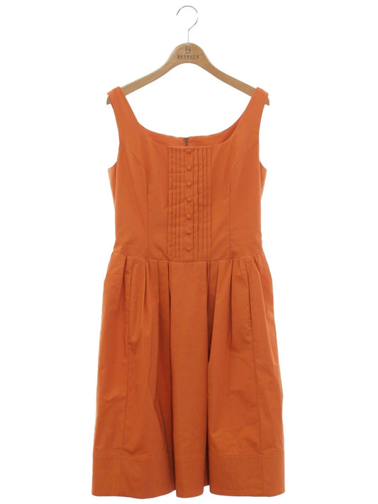 フォクシーニューヨーク ドレス レディタキシード 28832 ワンピース 40 オレンジ ITIOC849E61S