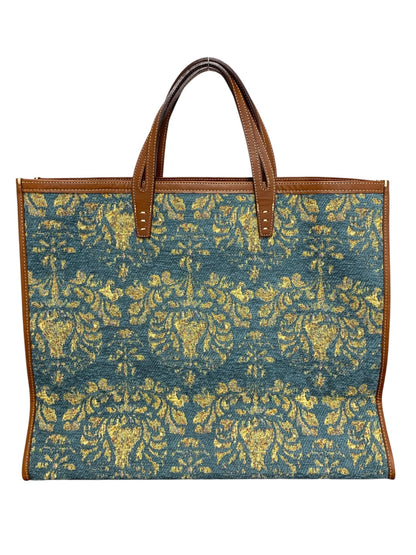 ア ヴァケーション TANK タンク トートバッグ ブルー バロック柄 IT50MNCOLL90