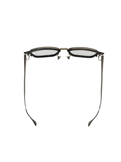 ドメスティックインターナショナル DI-1006TS メガネ シルバー メタルフレーム フルリム スクエア ITA7NB2BRLAH