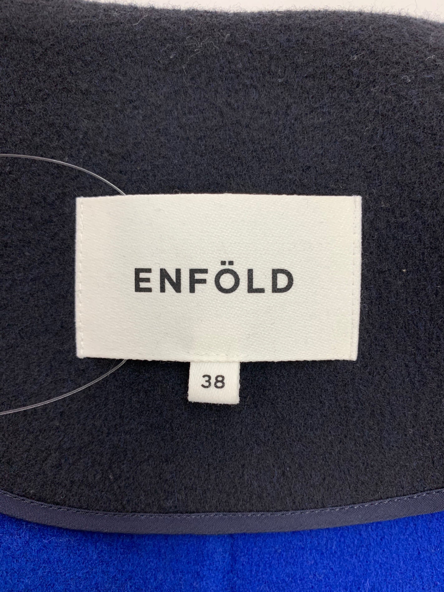 エンフォルド 300CA330-1500 チェスターコート 38 ネイビー ウール ITTEHQ5RK25A