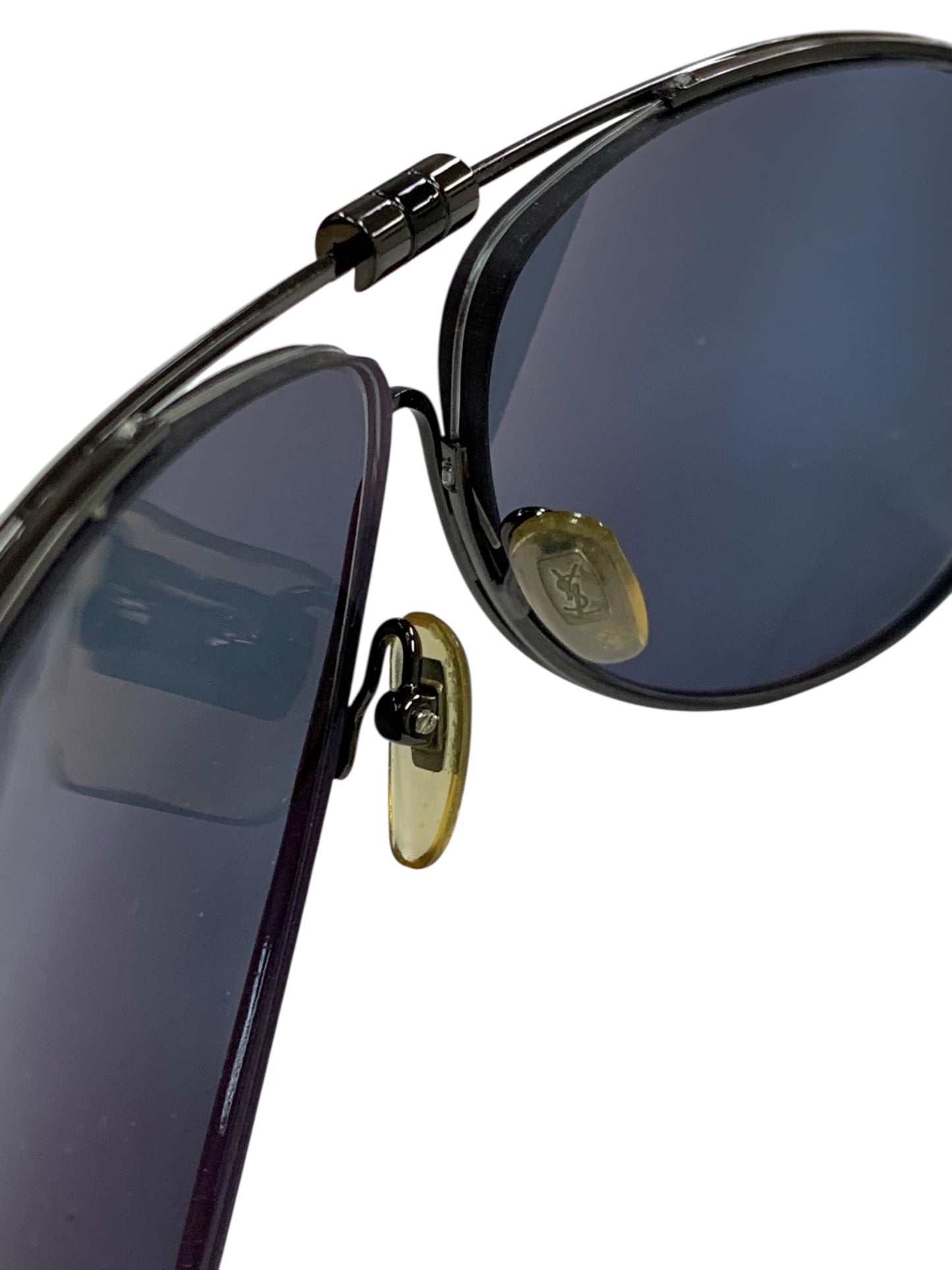 イヴサンローラン YSL2217/S KJ1 サングラス ブラック メタルフレーム　フルリム　ティアドロップ ITB7MCSHRA5O