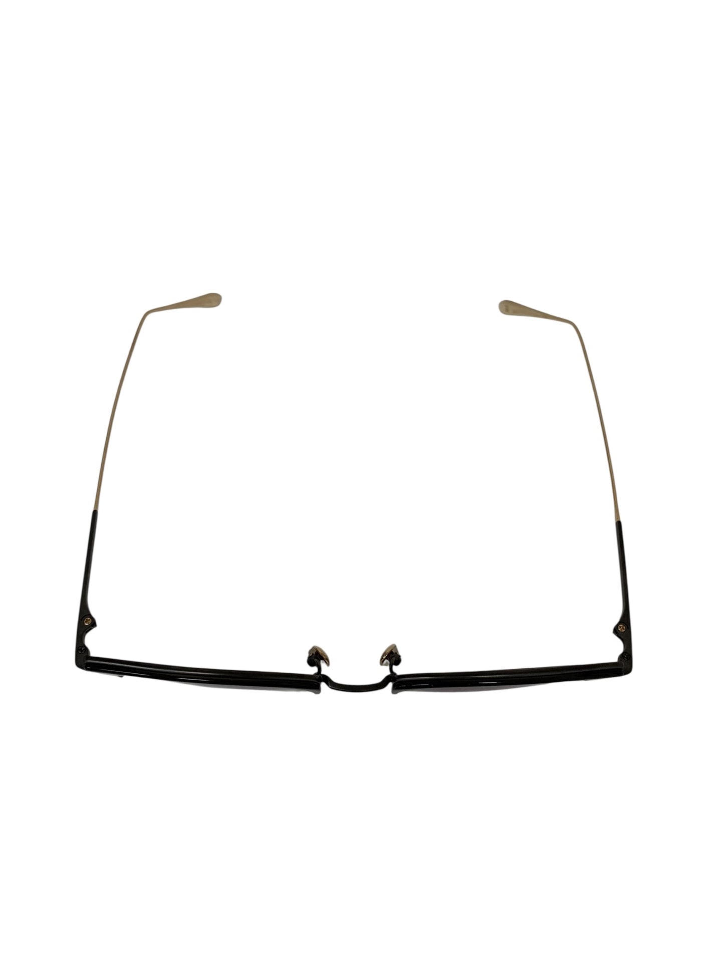 増永眼鏡 LAUREN メガネ ブラック コンビフレーム ハーフリム ボストン IT1KXK0NQVES