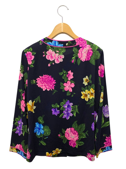 レオナールファッション 0189203 カーディガン LL ネイビー フラワーモチーフ ITMGKOBXQWRK 【SALE】