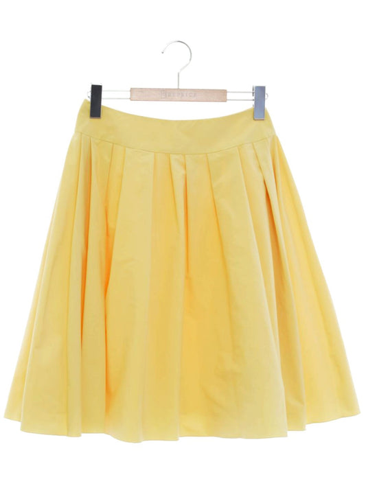 エムズグレイシー 227004-4 スカート 38 イエロー フレア ITW5AAIZHM1W