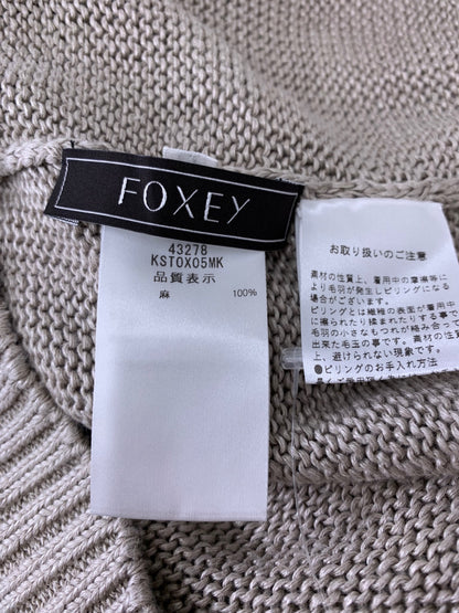 フォクシーブティック Knit Top Sable 43278 ニット セーター 40 ベージュ ITM8Z8FOLGH0