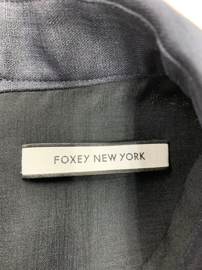 フォクシーニューヨーク Libre Dress 42738 ワンピース 42 ネイビー レース フレア ITJ3UGO962HI