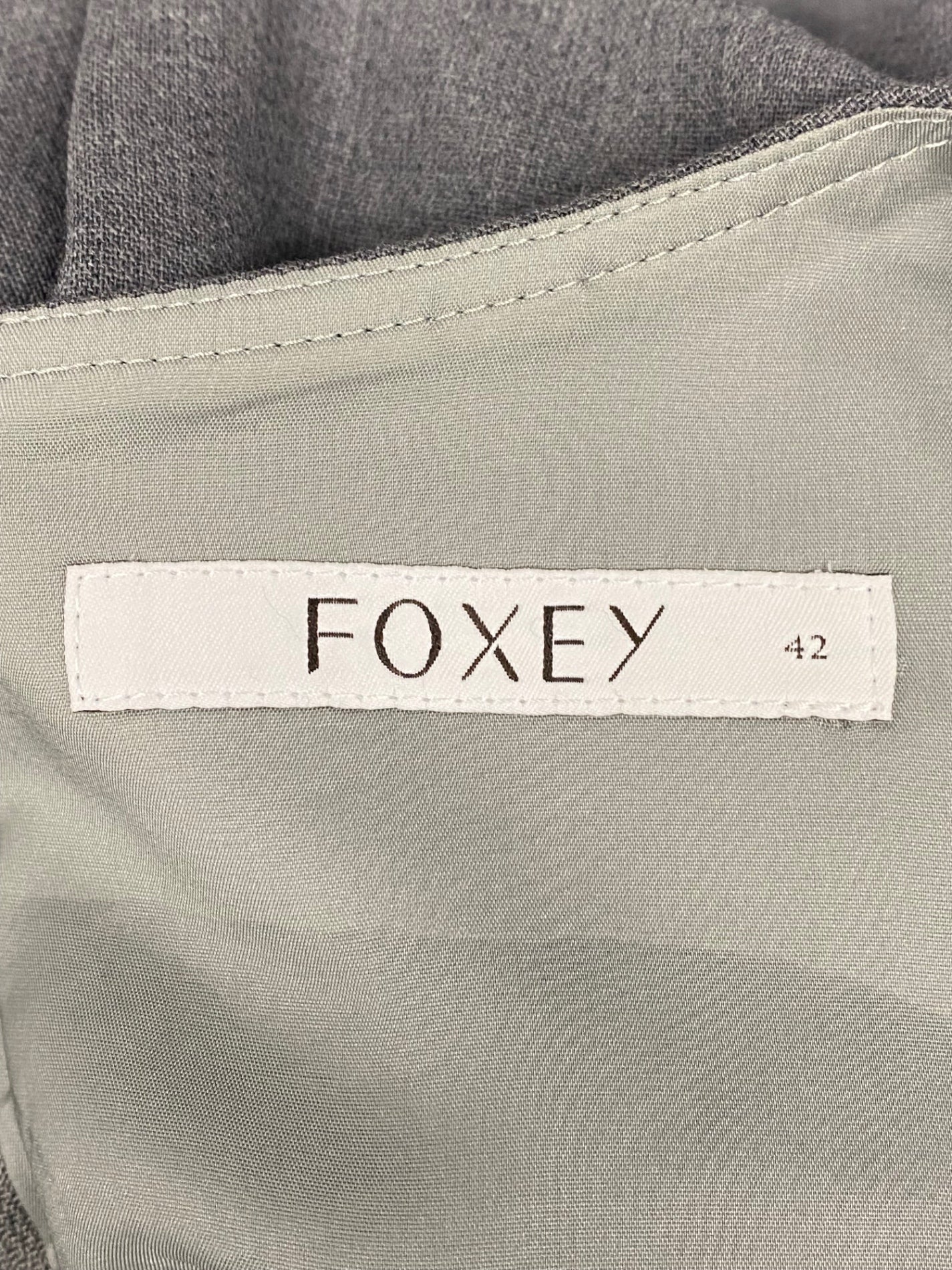 フォクシーブティック Doubel Twisted Bow Dress 36448 ワンピース 42 グレー ITCU305169F4