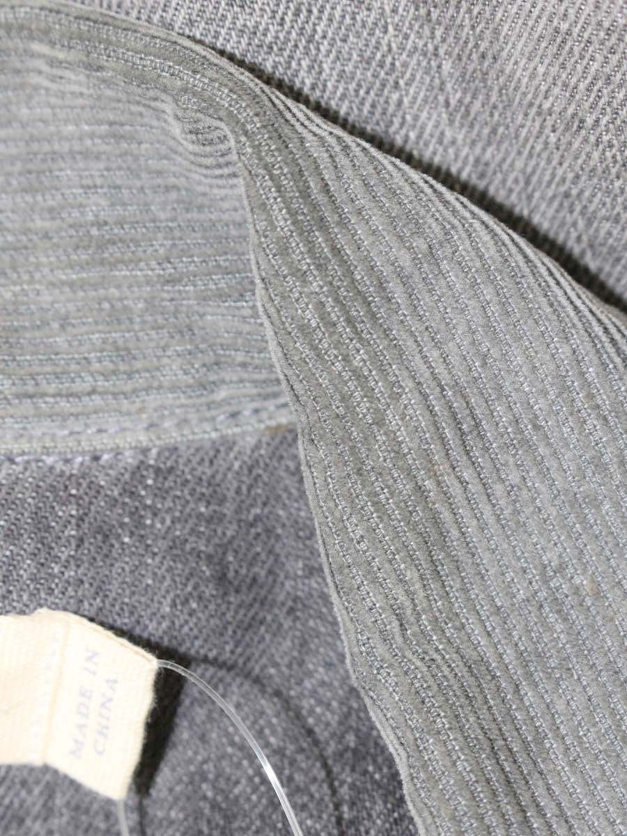 オールセインツ 193005R デニムジャケット XS グレー ダメージ加工 IT7I0Z9TG1W0