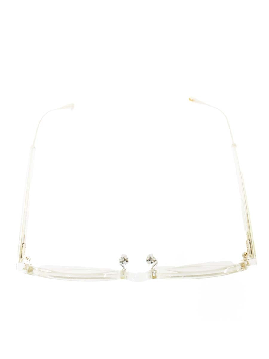 ブラン B0034 メガネ 透明/ライトゴールド セルフレーム フルリム ボストン ITH21OG4CCZO