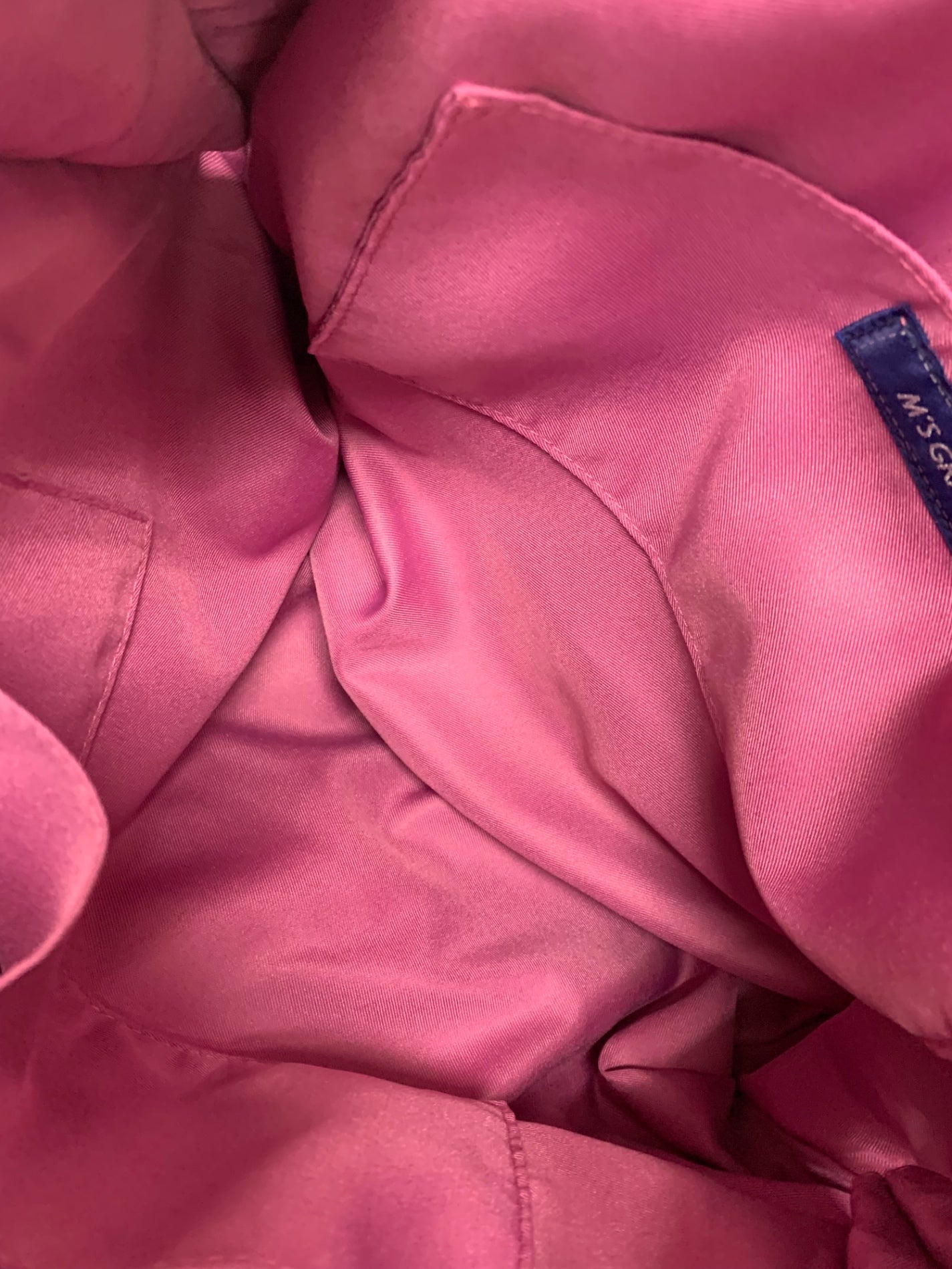 エムズグレイシー 194101 トートバッグ ブラック ナイロン リボン IT900ZZAT7MO 【SALE】