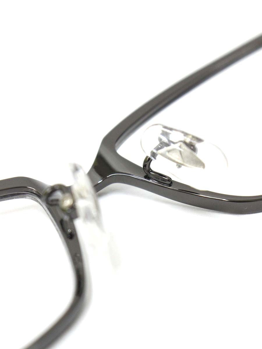 サムライ翔 SS-J36 メガネ ガンメタル/ダークレッド コンビフレーム スクエア ITU6EKNGF1FB