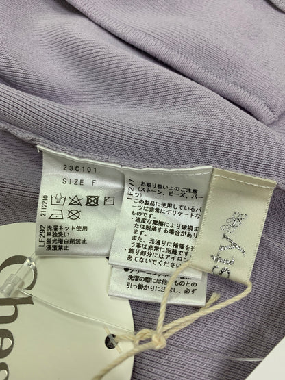 チェスティ 23C101 カーディガン F パープル パール ケープ ITGLTJNBMUIS