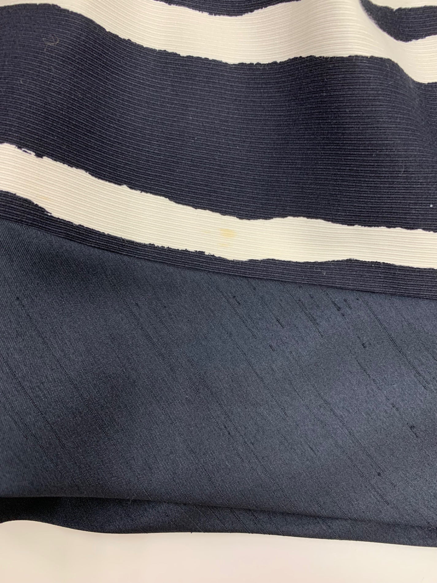 トゥービーシック W5S13-328-05 スカート 40 ネイビー ストライプ ウエストリボン ITK6SK3XE5BW