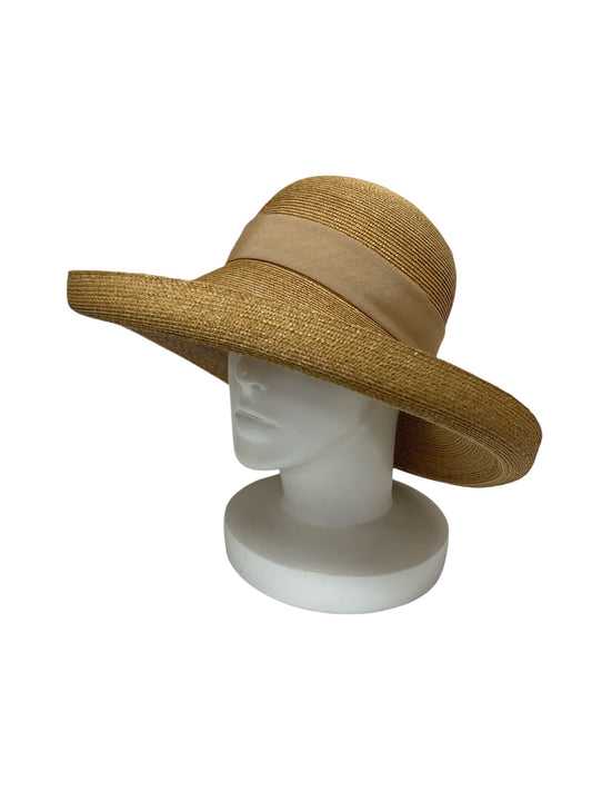 フォクシーブティック 麦わら帽子 ベージュ リボン ITIQU53SDXS8