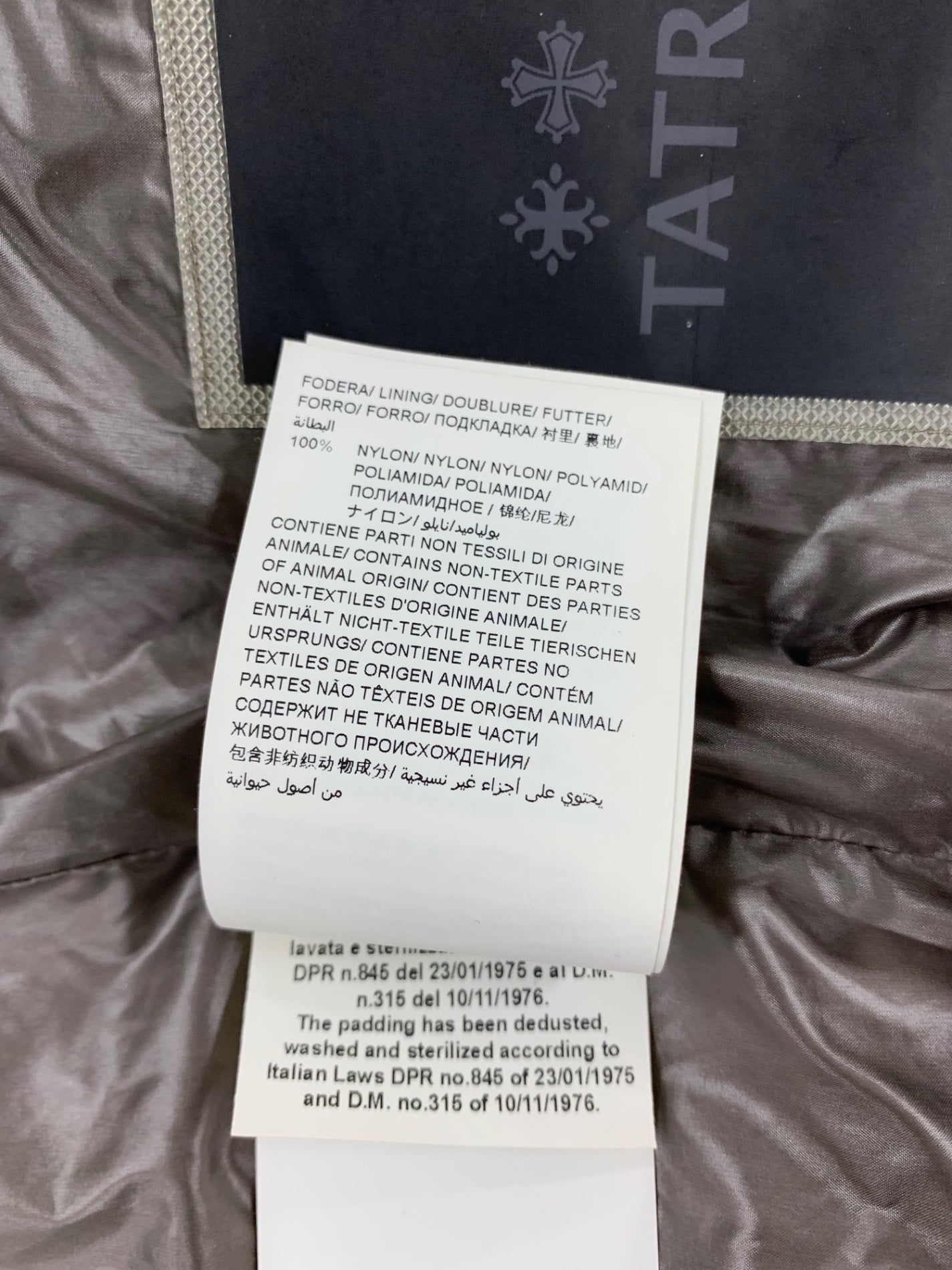 タトラス KTM20A4007 ダウンジャケット ブラウン フード ITQ033PAPIA2