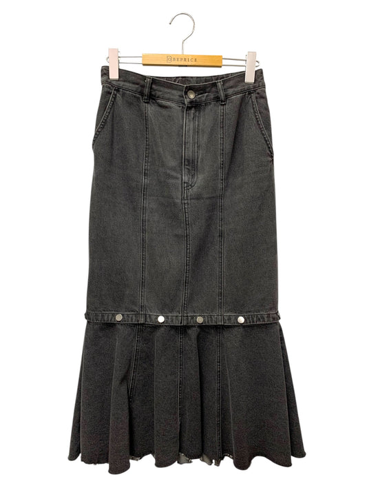 グレースクラス 02233 21032 スカート 36 グレー デニム マーメイド 2way IT5952RICS5E