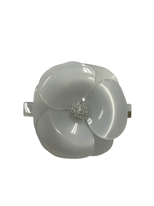 アレクサンドルドゥパリ バレッタ グレー フラワー ラインストーン ITCIGZBCWCLC