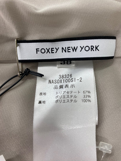 フォクシーニューヨーク SKIRT BARON 38326 38 ベージュ 2023年増産品 ITBQ5K6WY52O