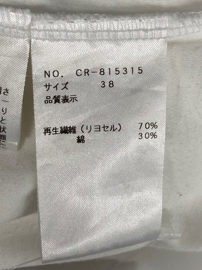 エムズグレイシー CherryCut sew 815315 Tシャツ カットソー 38 ホワイト チェリー スパンコール ITNE91HH9IS6