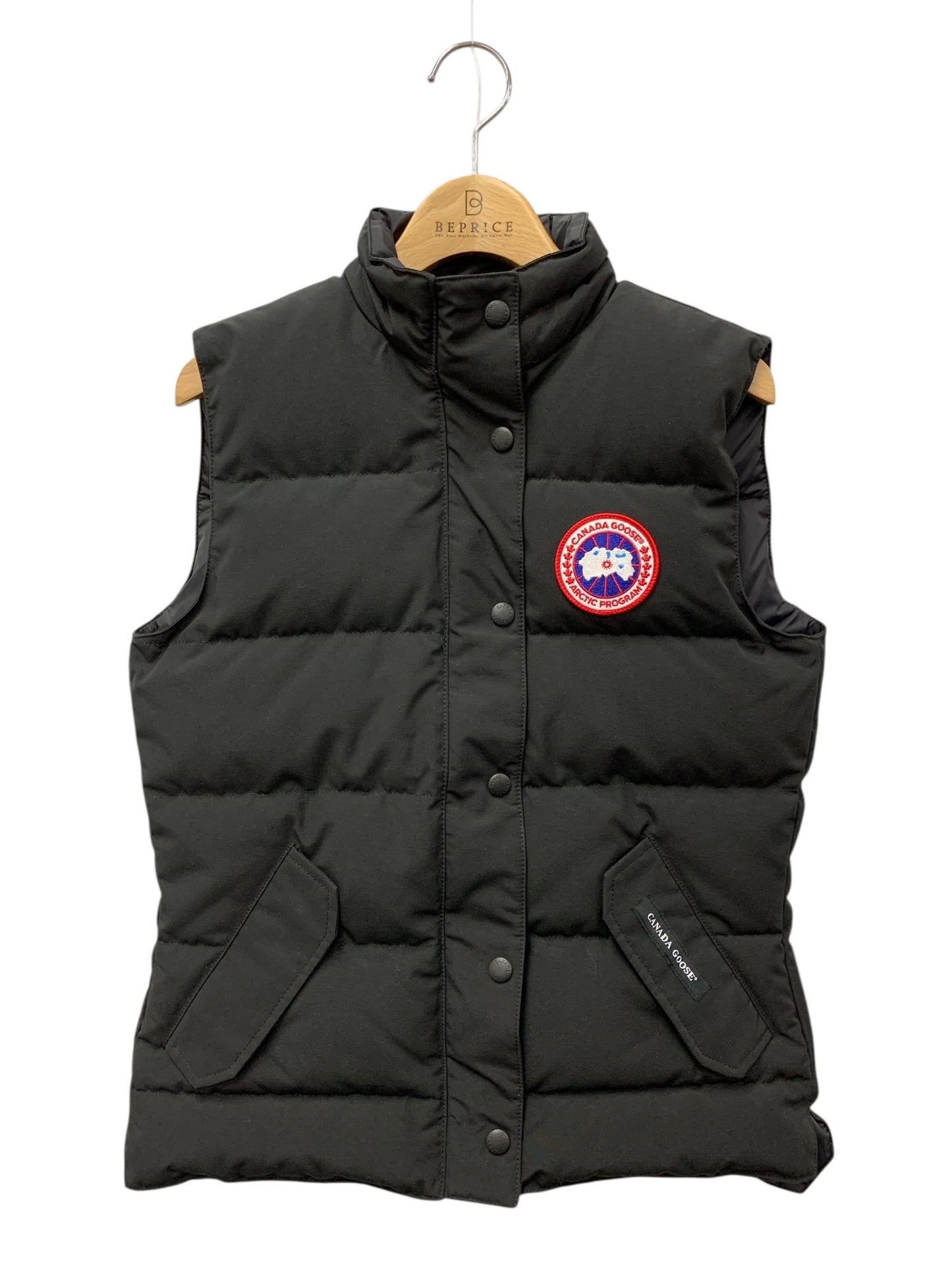 カナダグース FREESTYLE VEST 2832L ダウンベスト S ブラック IT1F7ZBYWUYM