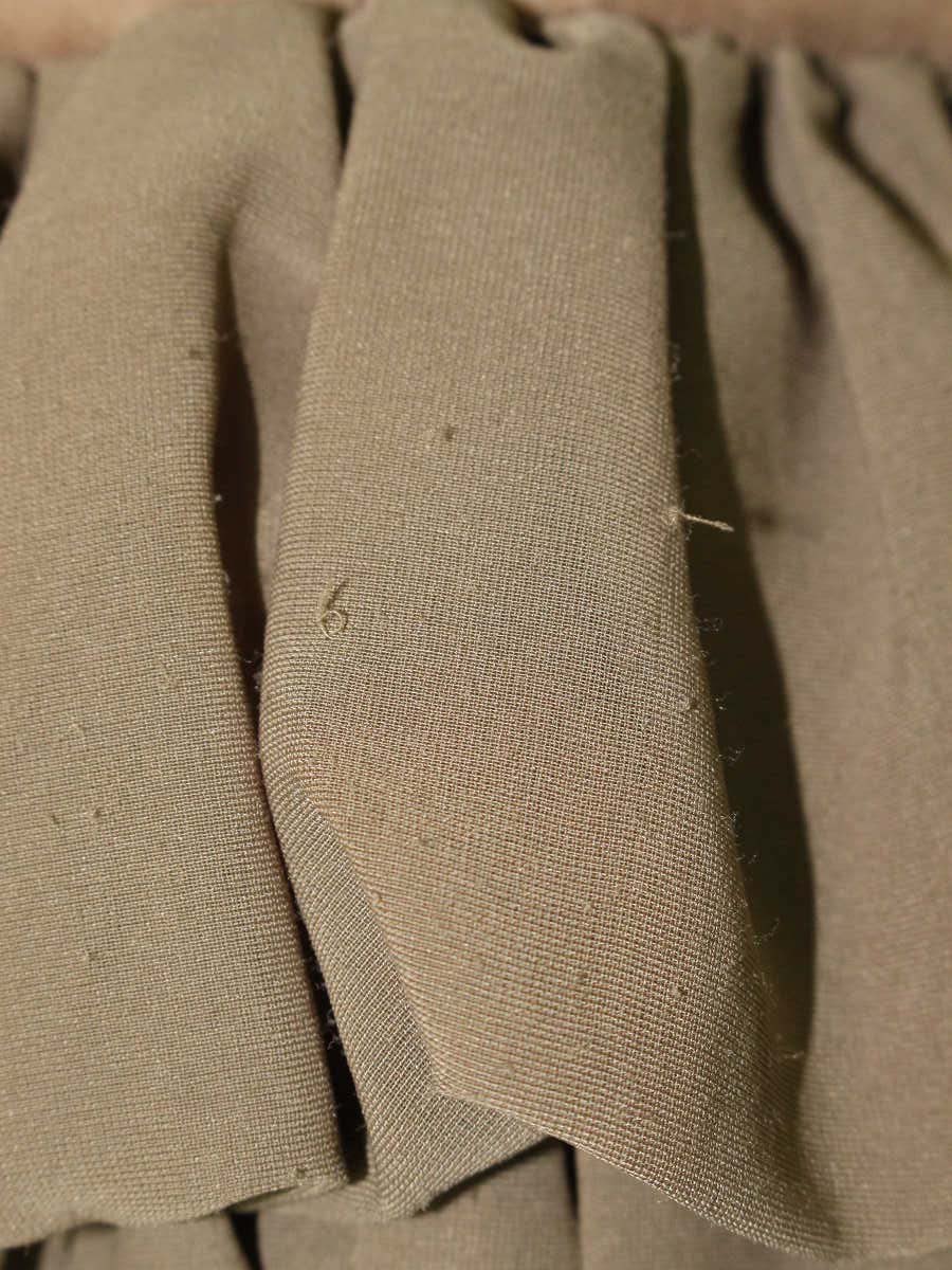 ベロアノワール by フォクシーニューヨーク ワンピース アリス 32160 ドレス 42 ブラウン フリル ITSLGQ80AJBI