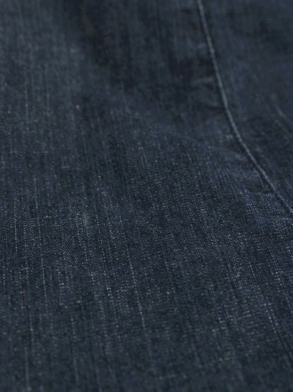 エムズグレイシー 421347 ワンピース 38 ネイビー デニム カメリアジップ ITGPW1LQ31O8