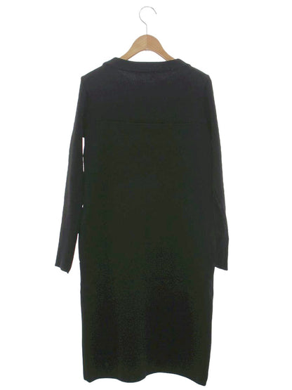 ルネ 6912780 ワンピース 36 ブラック ニット ロールカラー IT18RPPQXJFW