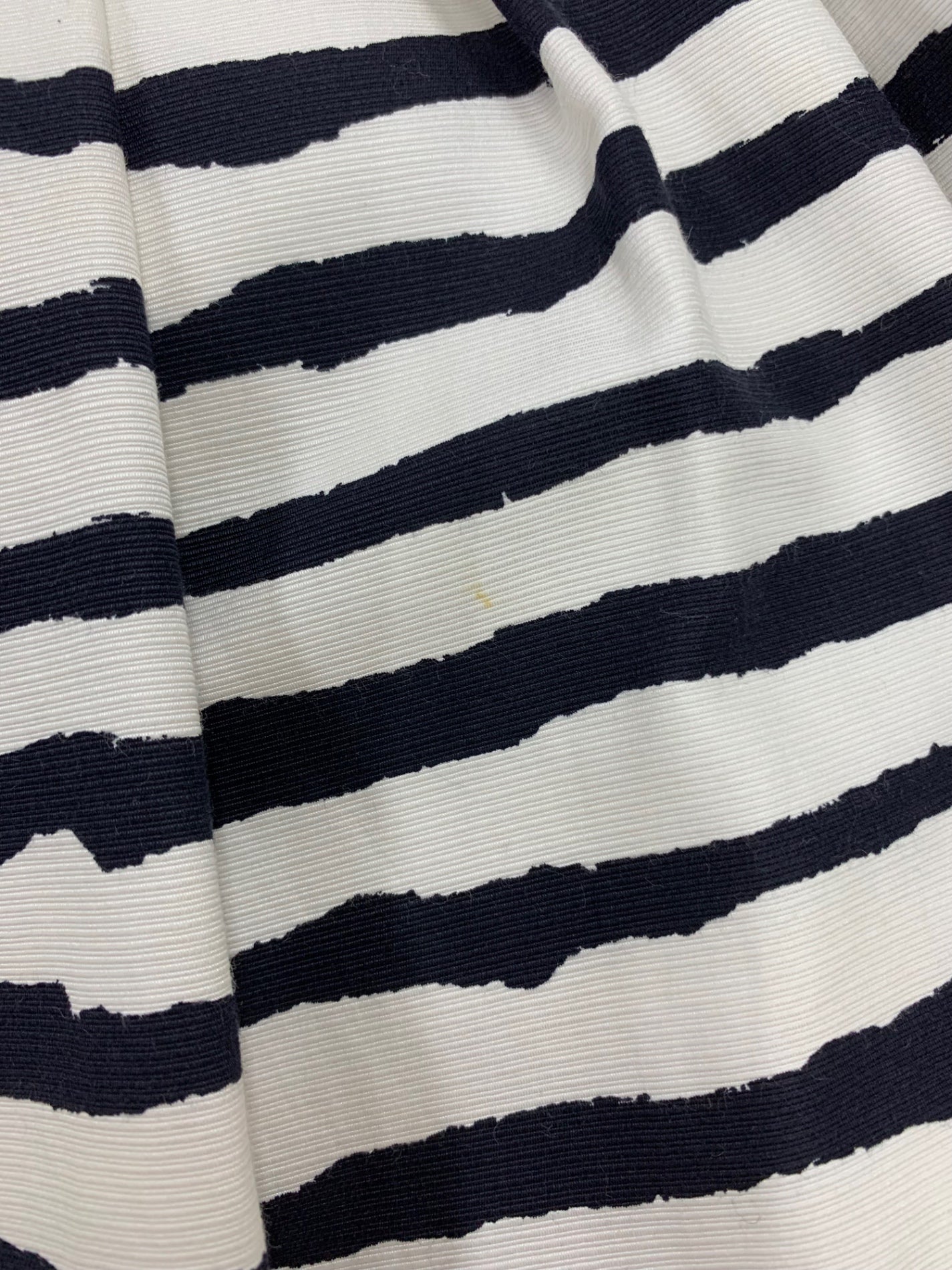 トゥービーシック W5S13-328-05 スカート 40 ネイビー ストライプ ウエストリボン ITK6SK3XE5BW