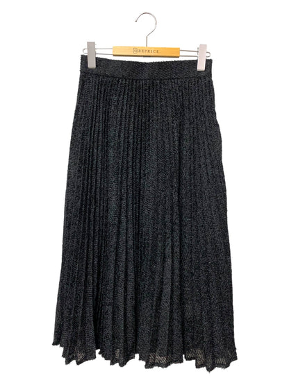 ルネ 5434020 スカート 36 ブラック プリーツ フレア ITFKMHF8B92G 【SALE】