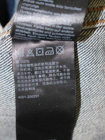 オールセインツ 192161R デニムジャケット XS ブルー ダメージ加工 刺繍 ITXZVE2QPUMS