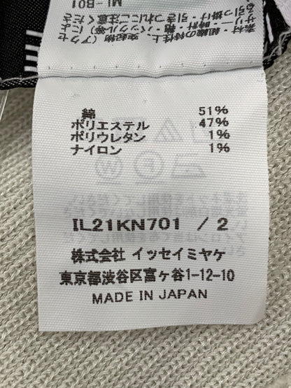 132 5. イッセイミヤケ IL21KN701 トップス 2 グレー Vネック ノースリーブ ITYQZWFLG954 【SALE】
