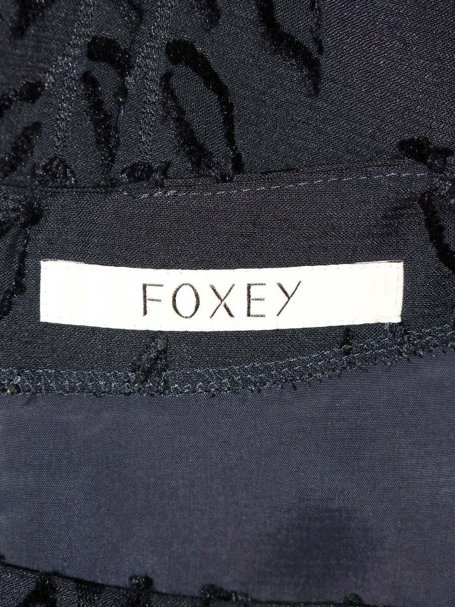 フォクシーブティック Dress 40143 ワンピース 42 ネイビー ITO9YRNPRWVK