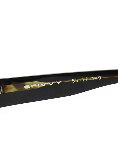 スピビー SP-2057 メガネ ブラック セルフレーム フルリム スクエア ITPE7APH9AYG 【SALE】