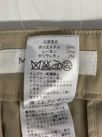 エムプルミエ パンツ 36 ベージュ 綿 ITLBT1WY06MG