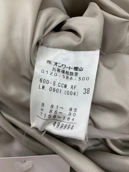 ヴァニラコンフュージョン ダウンコート RFLW0901 ブルーフォックスファー付き 38 グレー IT490SRJJZSU