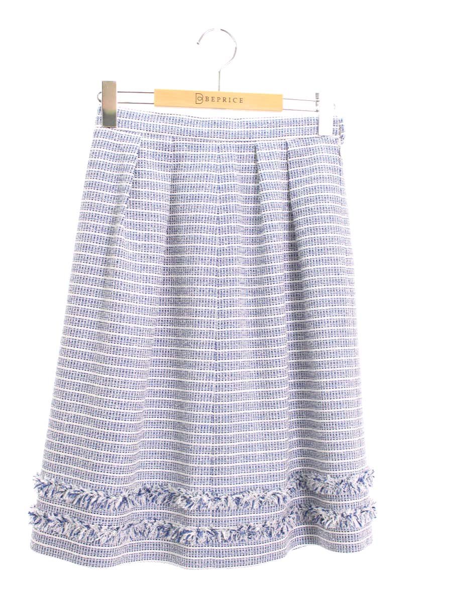 フランコフェラーロ NWHHS-40360 スカート 2 ブルー ツイード ITZ9YA0RA2RO