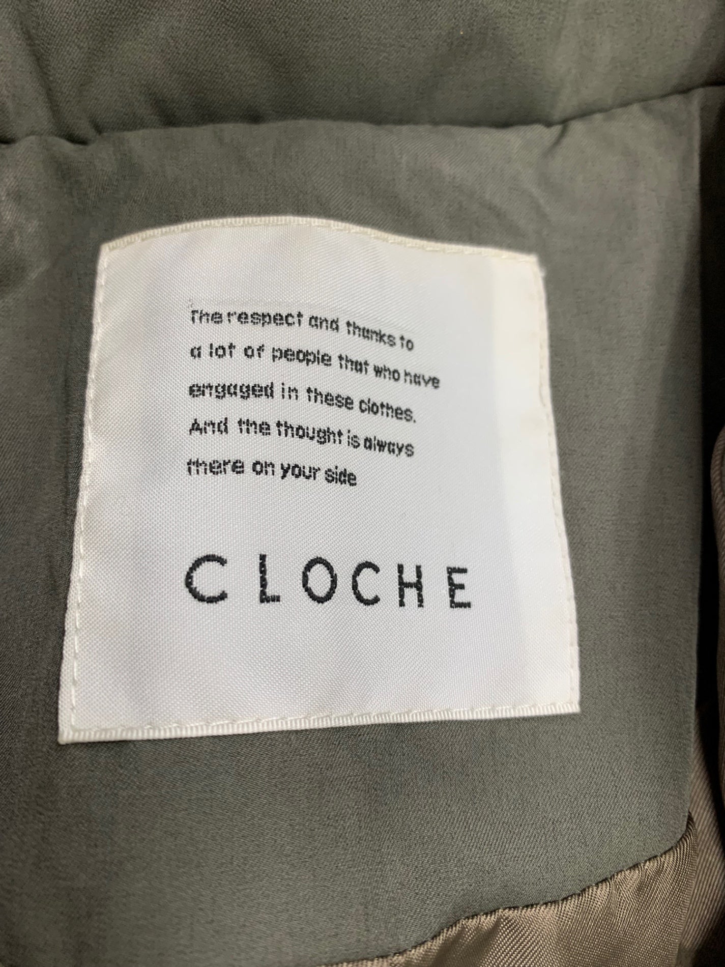 クロシェ 952-84512 ダウンコート 02 カーキグリーン ITANOQKA9N3W