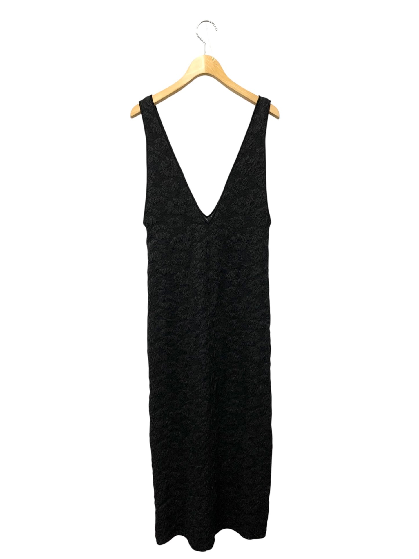 エイミーイストワール Alstromeria Jacquardニットロンパース  1121231226-0 F ブラック 2021SS ITCWJT5SM9M8