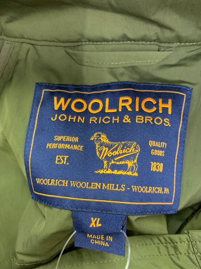 ウールリッチ ANORAK ドルマンスリーブ ケープ型 ナイロンジャケット XL MILITARY GREEN Shape Memory ITPNKFH9I62U