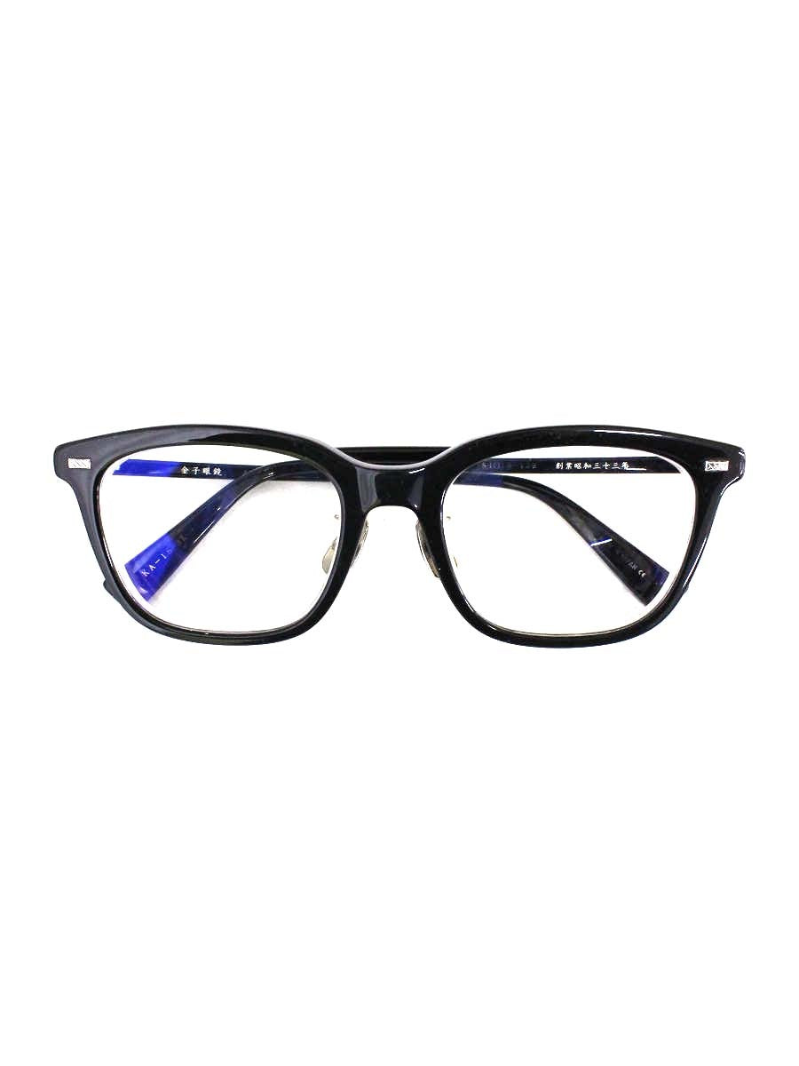 金子眼鏡 KA-15 メガネ ブラック セルフレーム フルリム ウェリントン ITDGZVYSB2V4