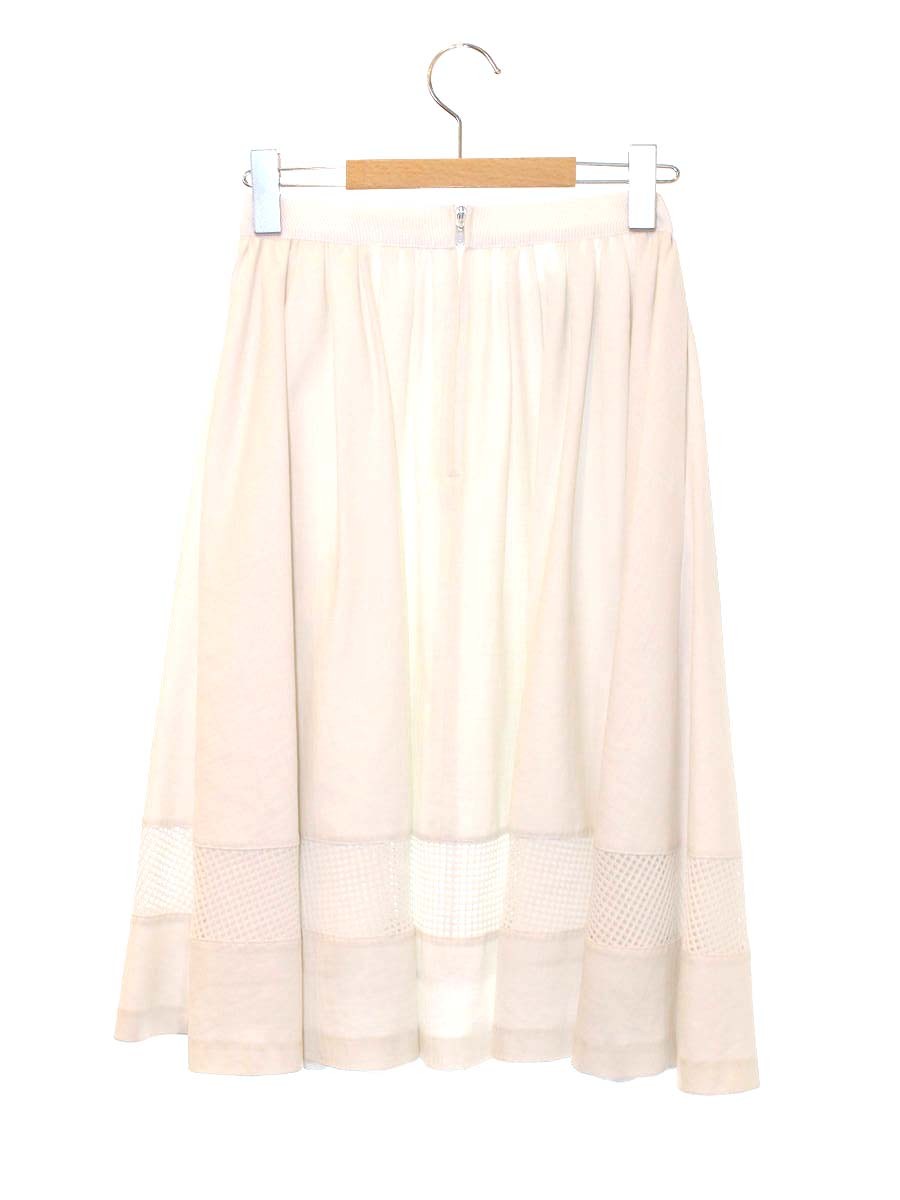 フォクシーニューヨーク 34749 スカート 40 ホワイト 34749 Hem Mesh IT9ZMXOZB78Y