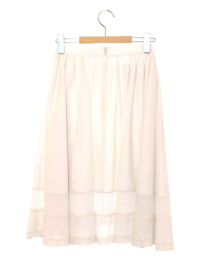 フォクシーニューヨーク 34749 スカート 40 ホワイト 34749 Hem Mesh IT9ZMXOZB78Y