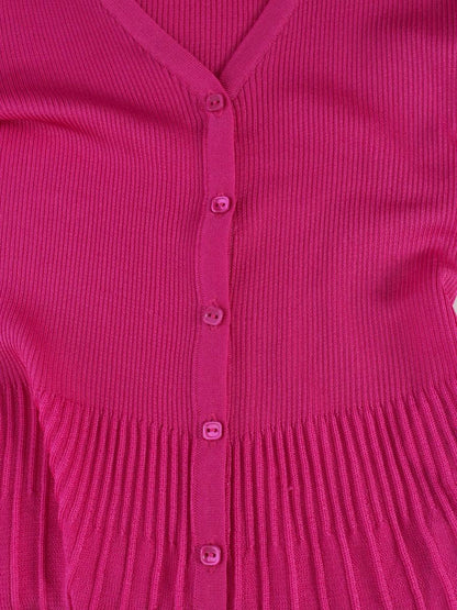 トッカ AJISAI KRTOYA0060 カーディガン XS パープル ITDK3VA8KDGE