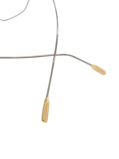 ユウイチトヤマ 5 TOKYO 04 メガネ ゴールド メタルフレーム フルリム オクタゴン Light Gray / Rose Gold限定カラー IT8ZEQA2WLB4