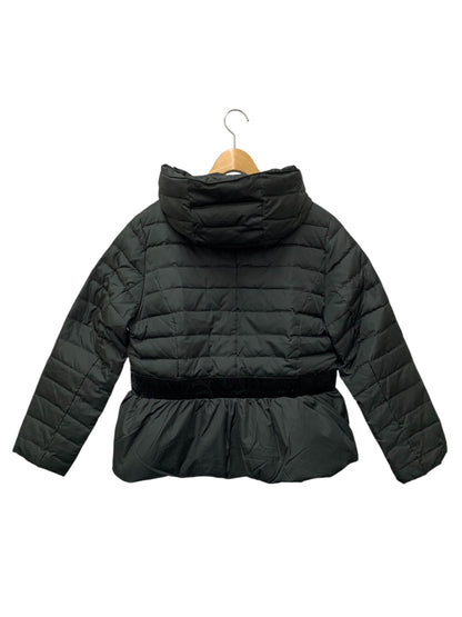 ギャラリービスコンティ コート 3 ブラック フード ベロア IT6R0B52TNLQ