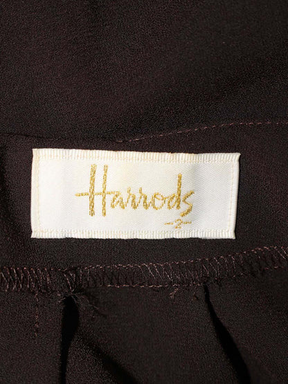 ハロッズ 13507061 ブラウス 2 ブラウン リボン IT611OM3MCU8 【SALE】