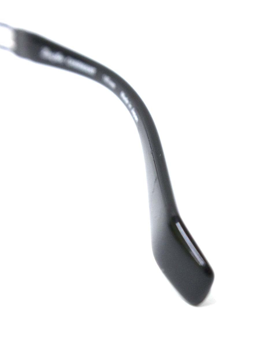 ラインアートシャルマン XL1859 メガネ ブラック/シルバー メタルフレーム ハーフリム スクエア ITWCEOIGKJS8