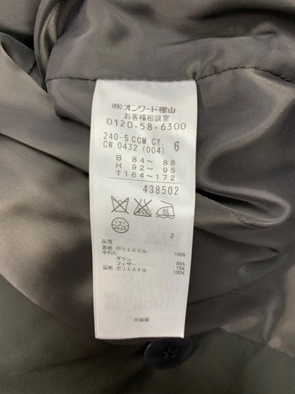アイシービー 438502 11 グレー シームレス ダブルブレスト コート ITW992IJIGWD
