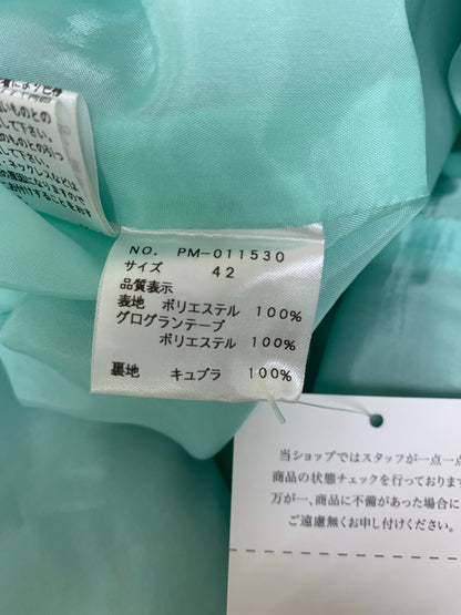 エムズグレイシー 011530 ワンピース 42 グリーン ローズモチーフ ウエストリボン ITS6QXYG3PX8
