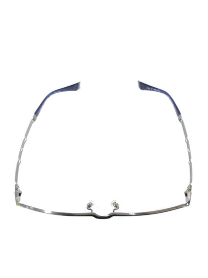 ラインアートシャルマン Forte XL1826-GR メガネ シルバーグレー/ネイビー コンビフレーム ハーフリム スクエア ITEW8JX3M82M 【SALE】